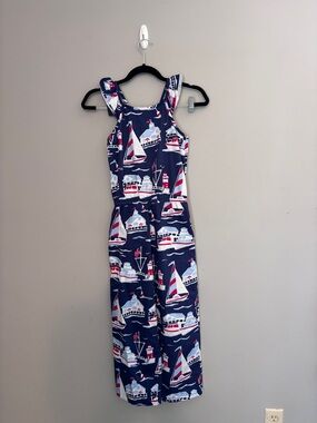 Classic Prep flags and sailboats romper - size 10